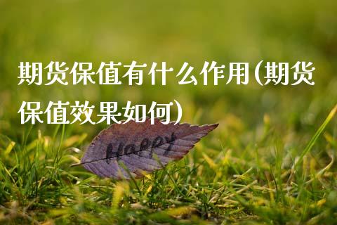 期货保值有什么作用(期货保值效果如何)_https://www.zztgc.com_期货直播_第1张