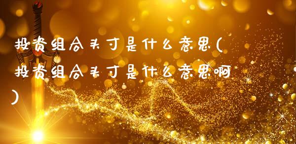 投资组合头寸是什么意思(投资组合头寸是什么意思啊)_https://www.zztgc.com_原油期货_第1张