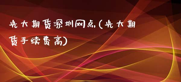 光大期货深圳网点(光大期货手续费高)_https://www.zztgc.com_黄金期货_第1张
