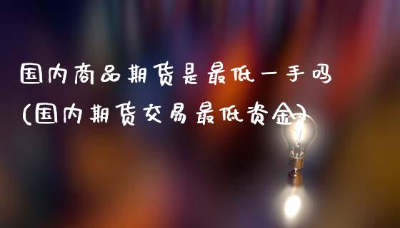 国内商品期货是最低一手吗(国内期货交易最低资金)_https://www.zztgc.com_期货直播_第1张