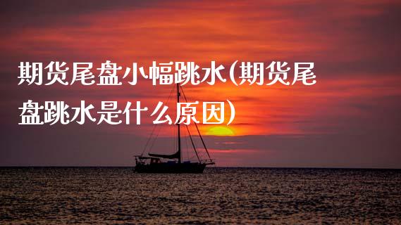 期货尾盘小幅跳水(期货尾盘跳水是什么原因)_https://www.zztgc.com_期货入门_第1张