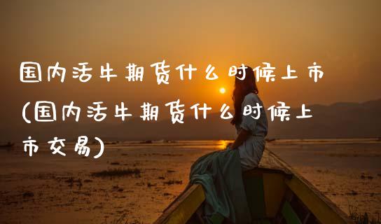 国内活牛期货什么时候上市(国内活牛期货什么时候上市交易)_https://www.zztgc.com_期货入门_第1张