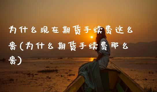 为什么现在期货手续费这么贵(为什么期货手续费那么贵)_https://www.zztgc.com_黄金期货_第1张