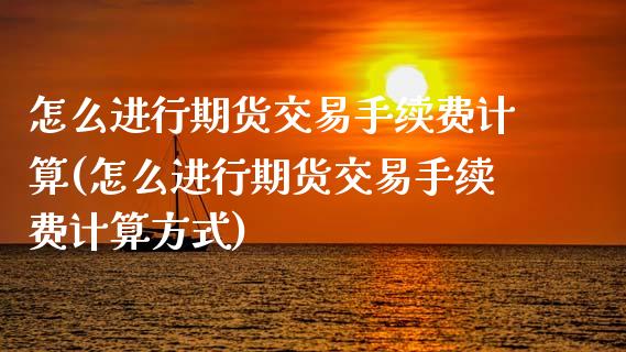 怎么进行期货交易手续费计算(怎么进行期货交易手续费计算方式)_https://www.zztgc.com_期货直播_第1张