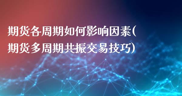 期货各周期如何影响因素(期货多周期共振交易技巧)_https://www.zztgc.com_期货直播_第1张