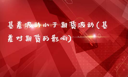 基差波动小于期货波动(基差对期货的影响)_https://www.zztgc.com_期货入门_第1张