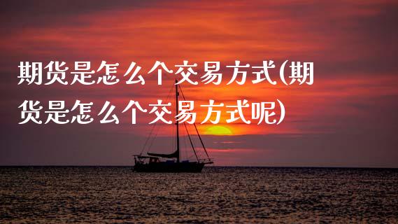期货是怎么个交易方式(期货是怎么个交易方式呢)_https://www.zztgc.com_黄金期货_第1张