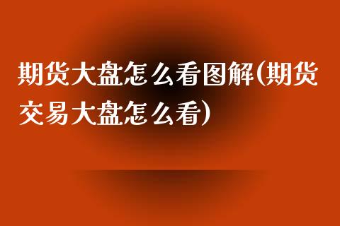 期货大盘怎么看图解(期货交易大盘怎么看)_https://www.zztgc.com_期货开户_第1张