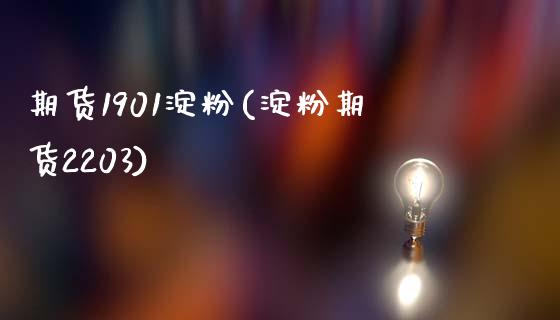 期货1901淀粉(淀粉期货2203)_https://www.zztgc.com_期货入门_第1张