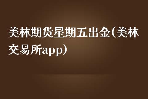 美林期货星期五出金(美林交易所app)_https://www.zztgc.com_期货开户_第1张
