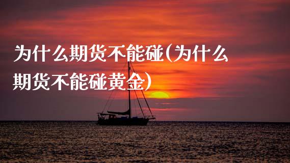 为什么期货不能碰(为什么期货不能碰黄金)_https://www.zztgc.com_黄金期货_第1张