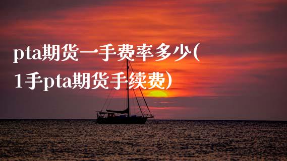 pta期货一手费率多少(1手pta期货手续费)_https://www.zztgc.com_黄金期货_第1张