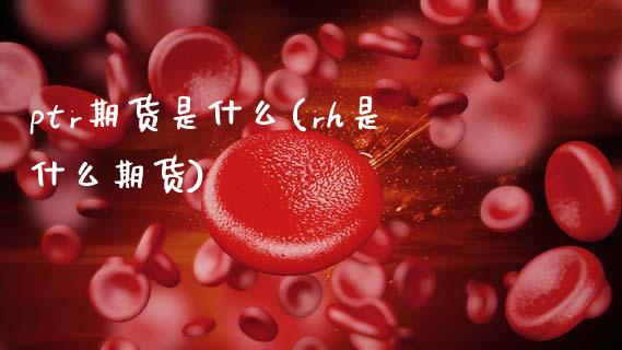 ptr期货是什么(rh是什么期货)_https://www.zztgc.com_期货直播_第1张