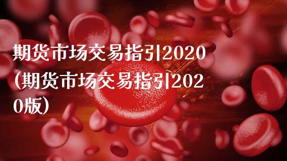 期货市场交易指引2020(期货市场交易指引2020版)_https://www.zztgc.com_黄金期货_第1张