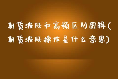 期货波段和高频区别图解(期货波段操作是什么意思)_https://www.zztgc.com_原油期货_第1张