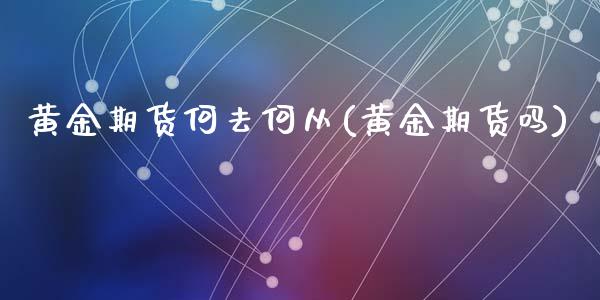 黄金期货何去何从(黄金期货吗)_https://www.zztgc.com_期货开户_第1张
