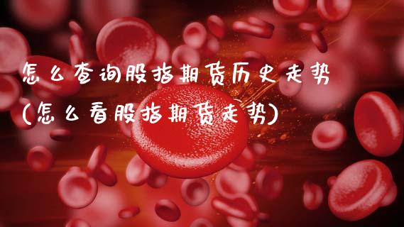 怎么查询股指期货历史走势(怎么看股指期货走势)_https://www.zztgc.com_原油期货_第1张