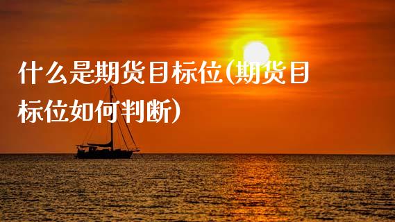 什么是期货目标位(期货目标位如何判断)_https://www.zztgc.com_期货行情_第1张