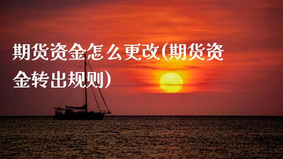 期货资金怎么更改(期货资金转出规则)_https://www.zztgc.com_黄金期货_第1张