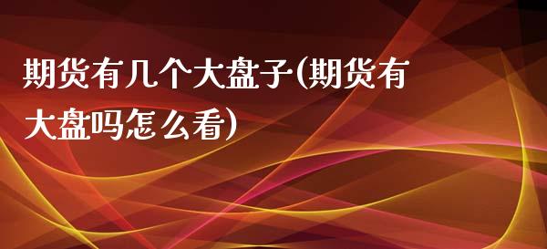 期货有几个大盘子(期货有大盘吗怎么看)_https://www.zztgc.com_期货行情_第1张