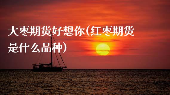 大枣期货好想你(红枣期货是什么品种)_https://www.zztgc.com_期货入门_第1张