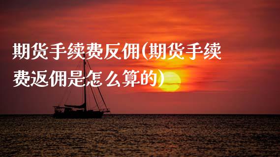期货手续费反佣(期货手续费返佣是怎么算的)_https://www.zztgc.com_期货入门_第1张