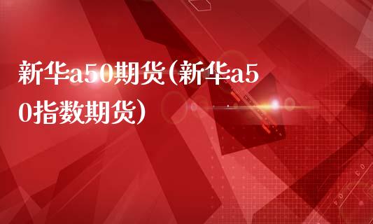 新华a50期货(新华a50指数期货)_https://www.zztgc.com_期货开户_第1张