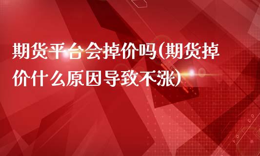 期货平台会掉价吗(期货掉价什么原因导致不涨)_https://www.zztgc.com_期货直播_第1张