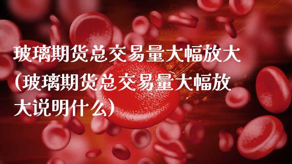 玻璃期货总交易量大幅放大(玻璃期货总交易量大幅放大说明什么)_期货入门_第1张_珍投期货网 玻璃期货总交易量大幅放大(玻璃期货总交易量大幅放大说明什么)_https://www.zztgc.com_期货入门_第1张
