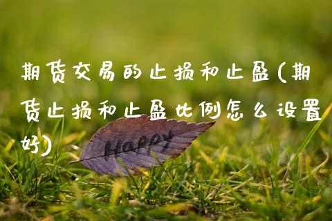 期货交易的止损和止盈(期货止损和止盈比例怎么设置好)_https://www.zztgc.com_期货直播_第1张