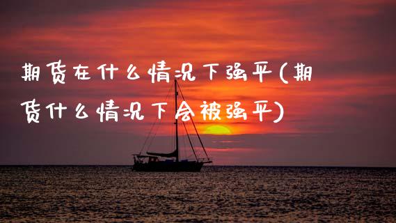 期货在什么情况下强平(期货什么情况下会平)_https://www.zztgc.com_期货入门_第1张