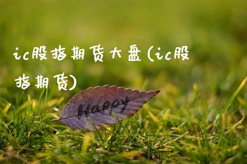 ic股指期货大盘(ic股指期货)_https://www.zztgc.com_期货开户_第1张