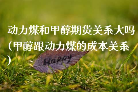 动力煤和甲醇期货关系大吗(甲醇跟动力煤的成本关系)_https://www.zztgc.com_黄金期货_第1张