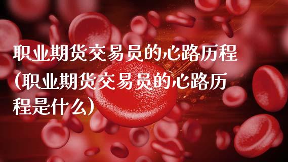 职业期货交易员的心路历程(职业期货交易员的心路历程是什么)_https://www.zztgc.com_期货入门_第1张