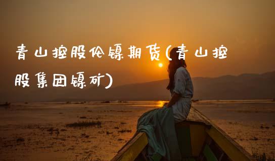 青山控股伦镍期货(青山控股集团镍矿)_https://www.zztgc.com_期货行情_第1张