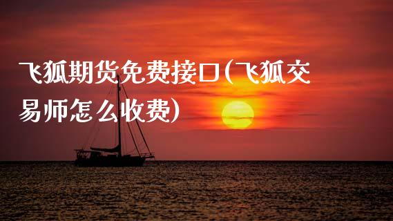 飞狐期货免费接口(飞狐交易师怎么收费)_https://www.zztgc.com_期货直播_第1张