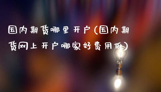 国内期货哪里开户(国内期货网上开户哪家好费用低)_https://www.zztgc.com_期货行情_第1张