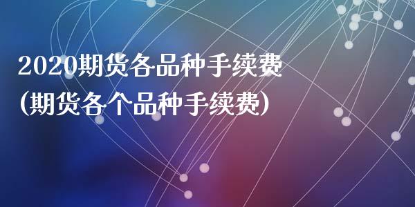 2020期货各品种手续费(期货各个品种手续费)_https://www.zztgc.com_期货入门_第1张