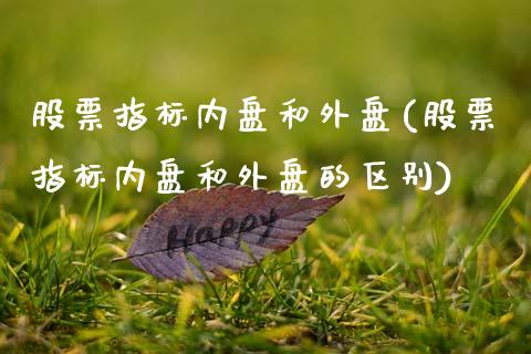 股票指标内盘和外盘(股票指标内盘和外盘的区别)_https://www.zztgc.com_期货直播_第1张