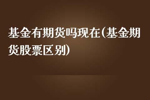 基金有期货吗现在(基金期货股票区别)_https://www.zztgc.com_期货行情_第1张