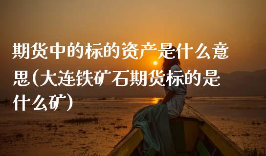 期货中的标的资产是什么意思(大连铁矿石期货标的是什么矿)_https://www.zztgc.com_黄金期货_第1张