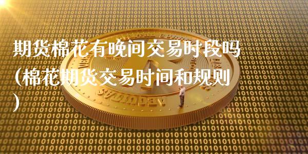 期货棉花有晚间交易时段吗(棉花期货交易时间和规则)_https://www.zztgc.com_黄金期货_第1张